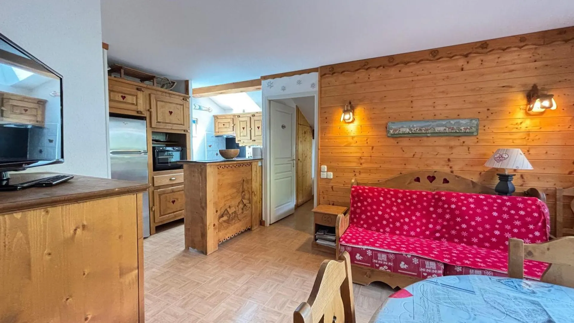 פלומה Charmant Appartement Au Pied Des Pistes Avec Piscine Et Parking - Fr-1-505-13 דירה